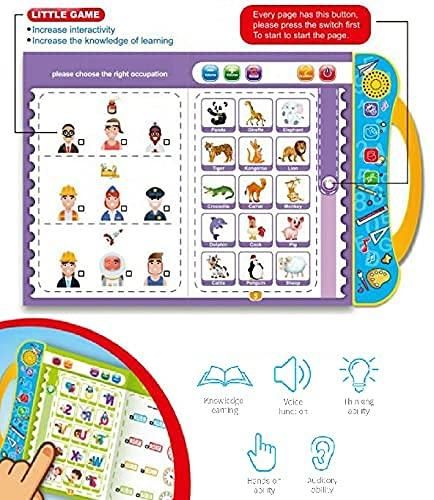 Interactive Phonetic Learning E-Book for Kids – Sound Educational Preschool Book with Pictures (Early Learning, Toddlers & Preschoolers)