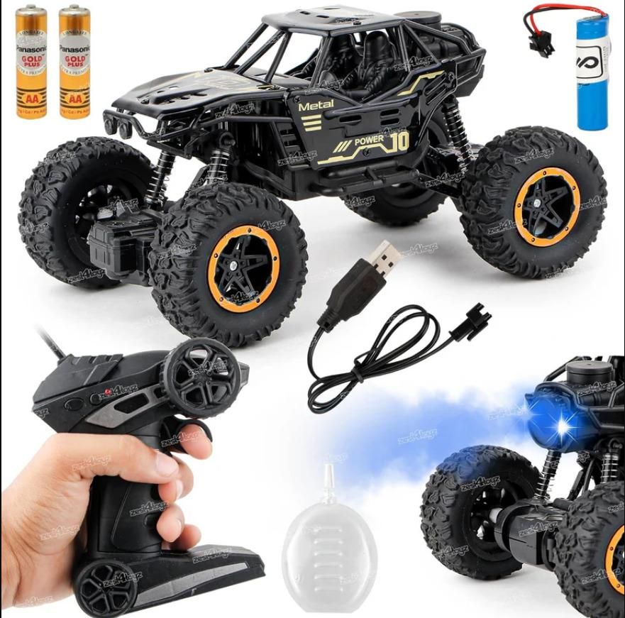 Remote-Controlled Monster Truck Rock Crawler – High-Power Off-Road RC Car for Kids (Assorted Color, Pack of 1)